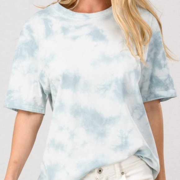 Crinkle Monotone Tie Dye Shirt - Picture 3 of 6
